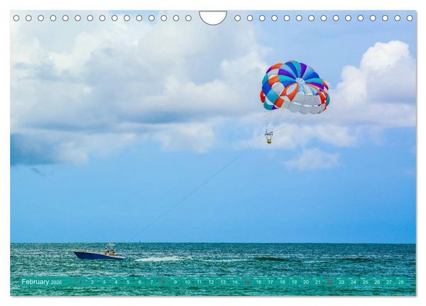 Produktbild: Florida &ndash; sunny beaches and mysterious swamps (Wall Calendar 2026 DIN A4 landscape), CALVENDO 12 Month Wall Calendar
