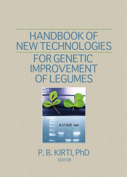 Produktbild: Handbook of New Technologies for Genetic Improvement of Legumes