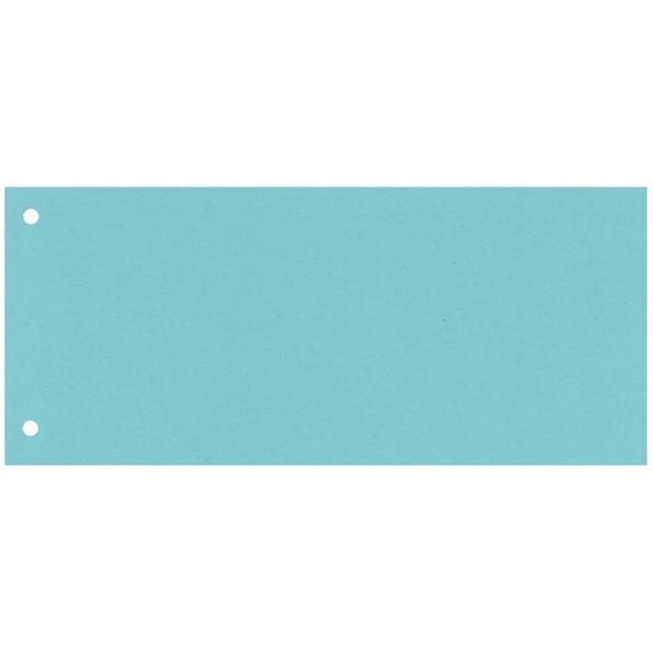 Produktbild: Q-Connect KF00512 Trennstreifen 190 g/qm Karton - blau, 100 St&uuml;ck
