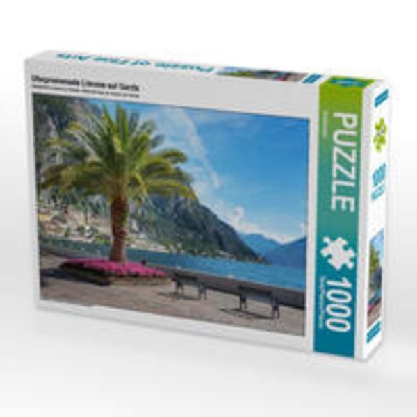 CALVENDO Puzzle Uferpromenade Limone sul Garda 1000 Teile Lege-Größe 64 x 48 cm Foto-Puzzle Bild von SusaZoom