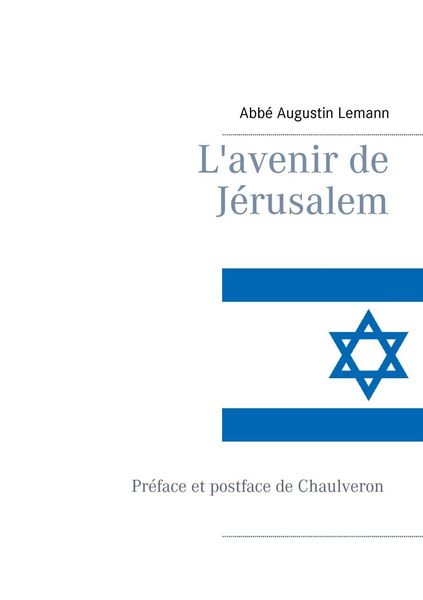 Produktbild: L'avenir de J&eacute;rusalem