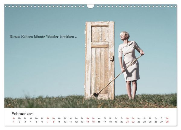 Produktbild: RAUSGEPUTZT UND GLATTGESPIEGELT (Wandkalender 2026 DIN A3 quer), CALVENDO Monatskalender