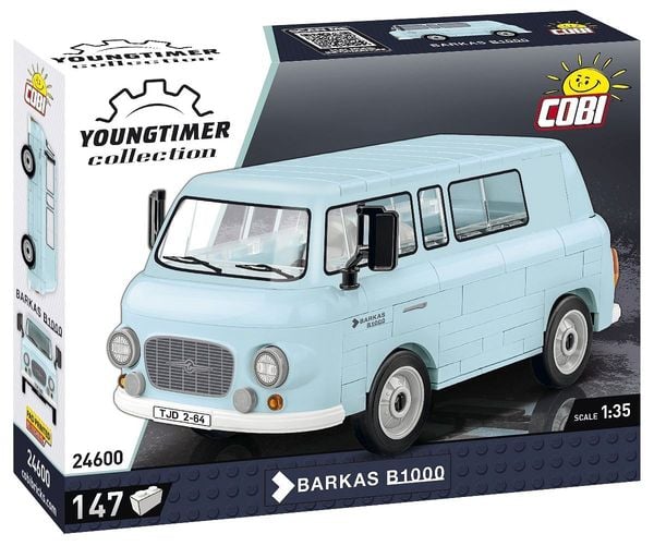 Produktbild: COBI Youngtimer 24600 - Barkas B1000, Bausatz 1:35, 147 Klemmbausteine
