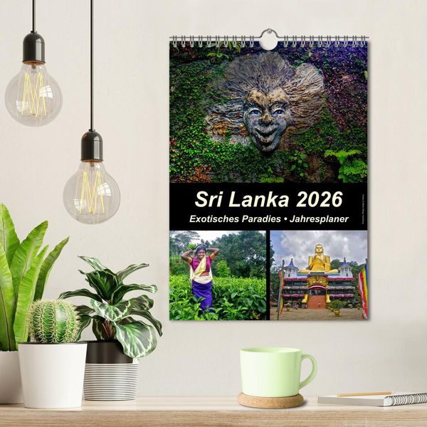 Produktbild: Sri Lanka 2026 - Exotisches Paradies - Jahresplaner (Wandkalender 2026 DIN A4 hoch), CALVENDO Monatskalender