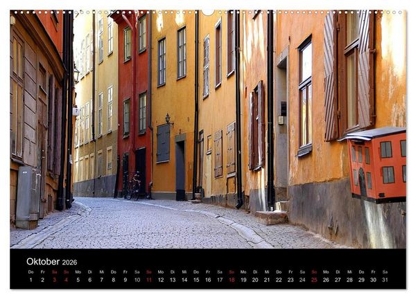 Produktbild: Sommer in Stockholm 2026 (Wandkalender 2026 DIN A2 quer), CALVENDO Monatskalender