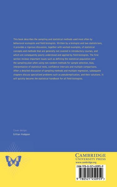 Produktbild: Sampling and Statistical Methods for Behavioral Ecologists
