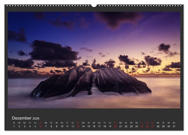 Produktbild: Seychellen Traumstr&auml;nde im Paradies (Wandkalender 2026 DIN A2 quer), CALVENDO Monatskalender