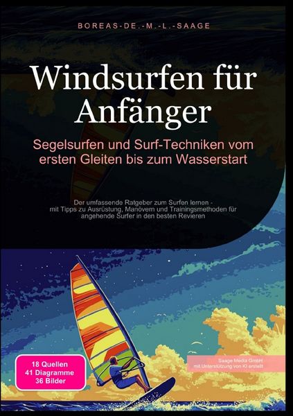 Produktbild: Wassersport (DE) / Windsurfen f&uuml;r Anf&auml;nger: Segelsurfen und Surf-Techniken vom ersten Gleiten bis zum Wasserstart