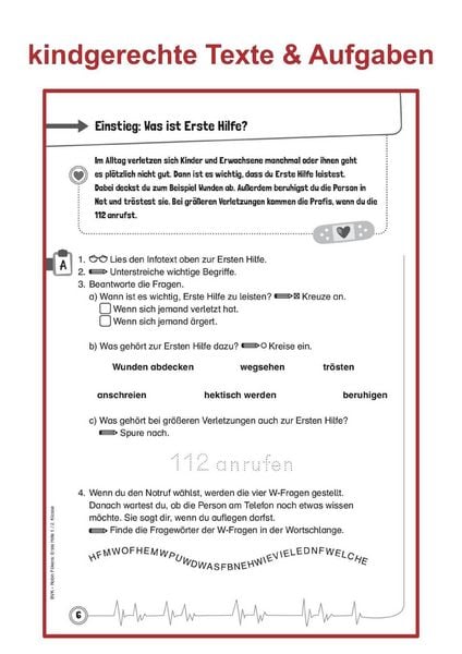 Produktbild: Erste Hilfe f&uuml;r kleine Helden