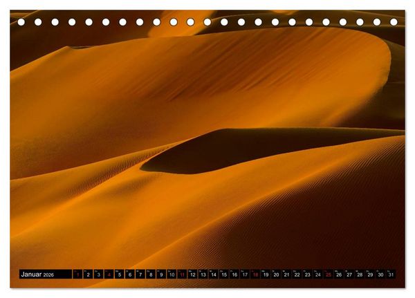 Produktbild: Rub al Khali - die gr&ouml;sste Sandw&uuml;ste der Erde (Tischkalender 2026 DIN A5 quer), CALVENDO Monatskalender