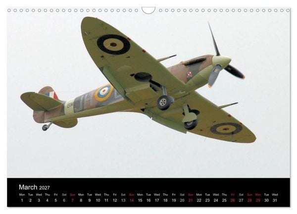 Produktbild: Battle of Britain collection 75th Anniversary (Wall Calendar 2027 DIN A3 landscape), CALVENDO 12 Month Wall Calendar