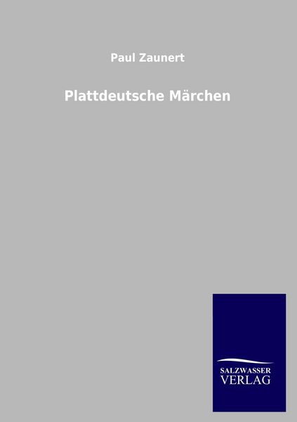 Produktbild: Plattdeutsche M&auml;rchen