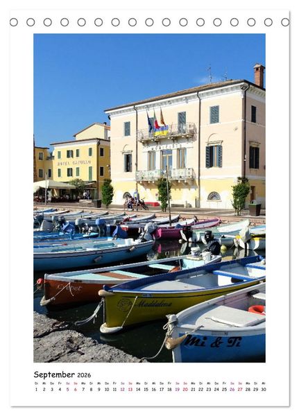 Produktbild: LAKE GARDA DerGardasee: Sirmione und Bardolino (Tischkalender 2026 DIN A5 hoch), CALVENDO Monatskalender