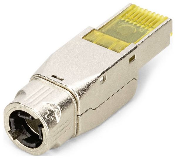 Produktbild: Digitus DN-93638 RJ45-Einbaumodul Modul-Steckgesicht CAT 6a 1St.