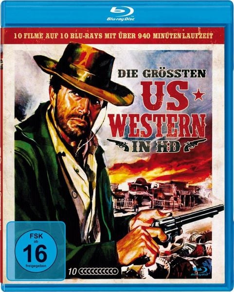 Produktbild: Die gr&ouml;&szlig;ten US-Western in HD [10 BRs]