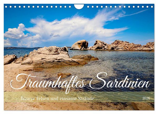 Produktbild: Traumhaftes Sardinien (Wandkalender 2026 DIN A4 quer), CALVENDO Monatskalender