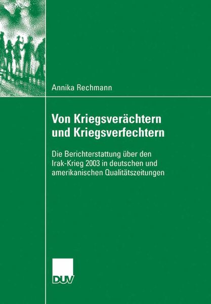 Produktbild: Von Kriegsver&auml;chtern und Kriegsverfechtern