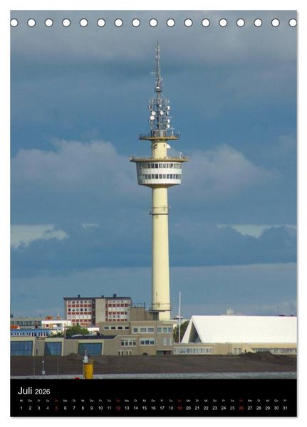Produktbild: Bremerhaven an der Nordsee (Tischkalender 2026 DIN A5 hoch), CALVENDO Monatskalender