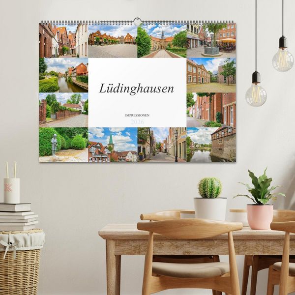 Produktbild: L&uuml;dinghausen Impressionen (Wandkalender 2026 DIN A2 quer), CALVENDO Monatskalender