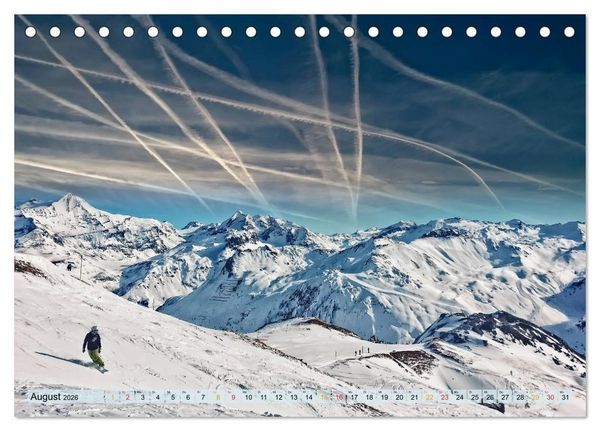 Produktbild: Snowboard - so cool (Tischkalender 2026 DIN A5 quer), CALVENDO Monatskalender