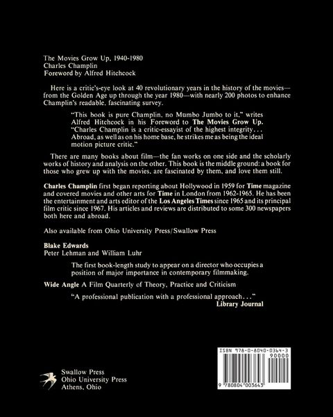 Produktbild: Movies Grow Up 1940-1980
