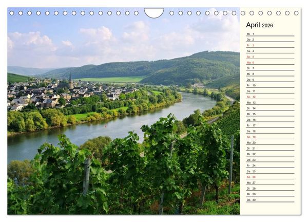 Produktbild: Entlang der Mosel (Wandkalender 2026 DIN A4 quer), CALVENDO Monatskalender