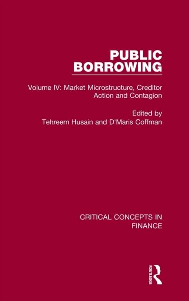 Produktbild: Public Borrowing, Vol IV