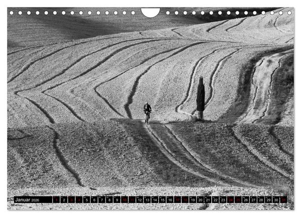 Produktbild: Toscana - monocromatico (Wandkalender 2026 DIN A4 quer), CALVENDO Monatskalender