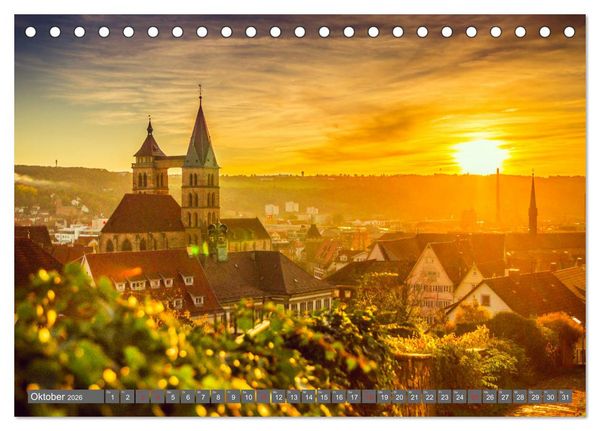 Produktbild: Historisches Esslingen am Neckar 2026 (Tischkalender 2026 DIN A5 quer), CALVENDO Monatskalender