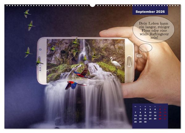Produktbild: Handy-Kunst by VogtArt (Wandkalender 2026 DIN A2 quer), CALVENDO Monatskalender