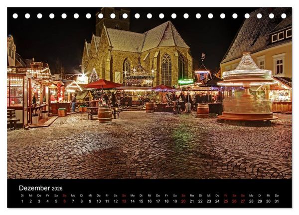 Produktbild: 365 Tage Herford (Tischkalender 2026 DIN A5 quer), CALVENDO Monatskalender