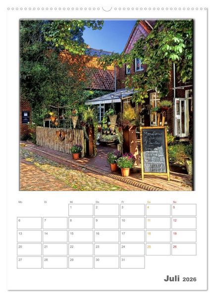 Produktbild: Jever - die Nordsee vor der T&uuml;r (Wandkalender 2026 DIN A2 hoch), CALVENDO Monatskalender