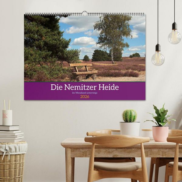 Produktbild: Die Nemitzer Heide - Im Wendland unterwegs (Wandkalender 2026 DIN A2 quer), CALVENDO Monatskalender