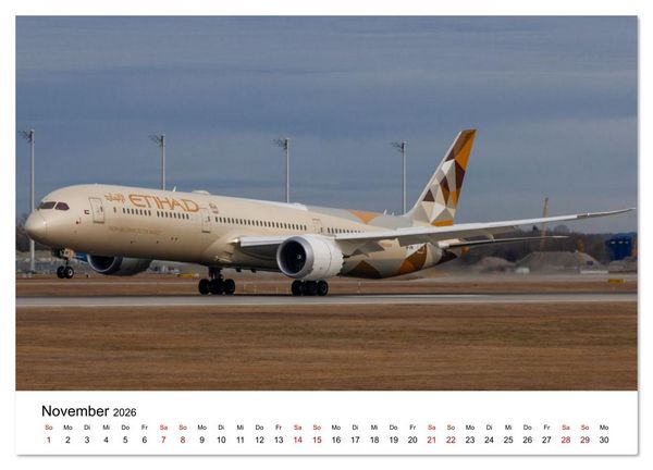 Produktbild: Boeing 787 Kalender (Wandkalender 2026 DIN A4 quer), CALVENDO Monatskalender