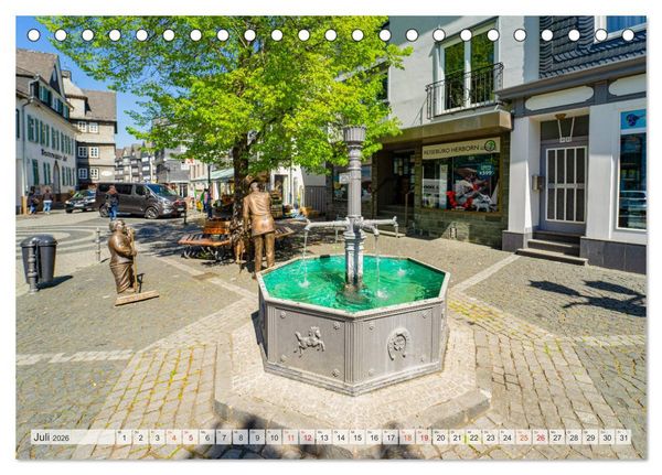 Produktbild: Herborn Impressionen (Tischkalender 2026 DIN A5 quer), CALVENDO Monatskalender