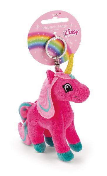 Produktbild: NICI - Schl&uuml;sselanh&auml;nger Lissy PONY Einhorn Antonia 10cm pink-rosa