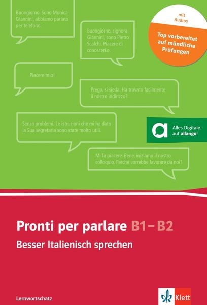 Produktbild: Pronti per parlare B1-B2