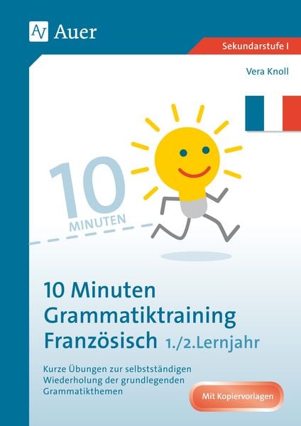 Produktbild: 10-Minuten-Grammatiktraining Franz&ouml;sisch Lj. 1-2