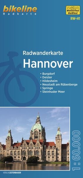 Produktbild: Radwanderkarte Hannover RW-H1