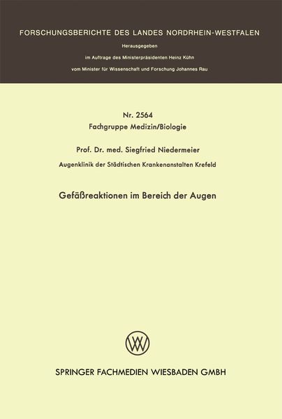Produktbild: Gef&auml;&szlig;reaktionen im Bereich der Augen