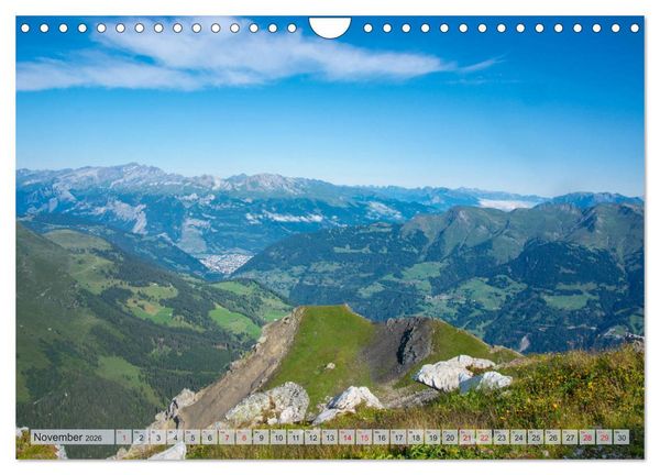 Produktbild: Arosa - Atemberaubende Bergkulissen (Wandkalender 2026 DIN A4 quer), CALVENDO Monatskalender