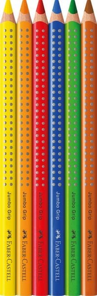 Produktbild: Faber-Castell Farbstifte Jumbo Grip, 6er Set