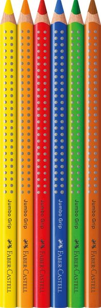 Produktbild: Faber-Castell Farbstifte Jumbo Grip, 6er Set