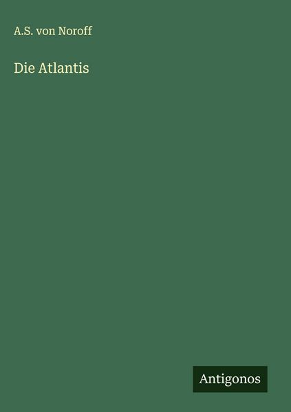 Produktbild: Die Atlantis