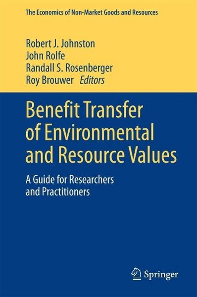 Produktbild: Benefit Transfer of Environmental and Resource Values