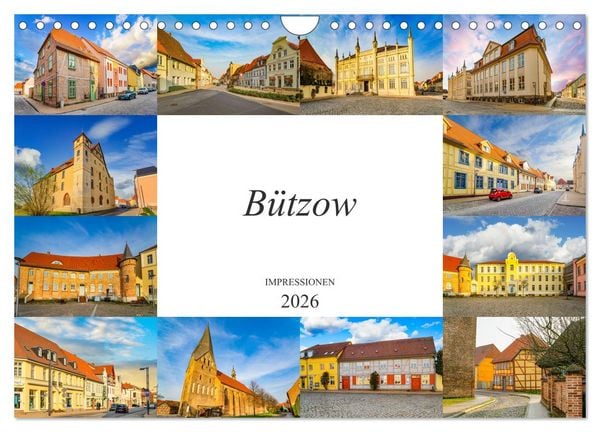 Produktbild: B&uuml;tzow Impressionen (Wandkalender 2026 DIN A4 quer), CALVENDO Monatskalender