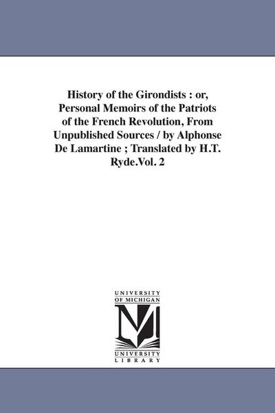 Produktbild: History of the Girondists