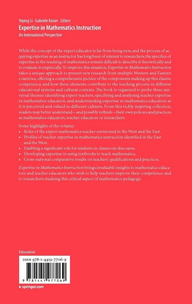 Produktbild: Expertise in Mathematics Instruction