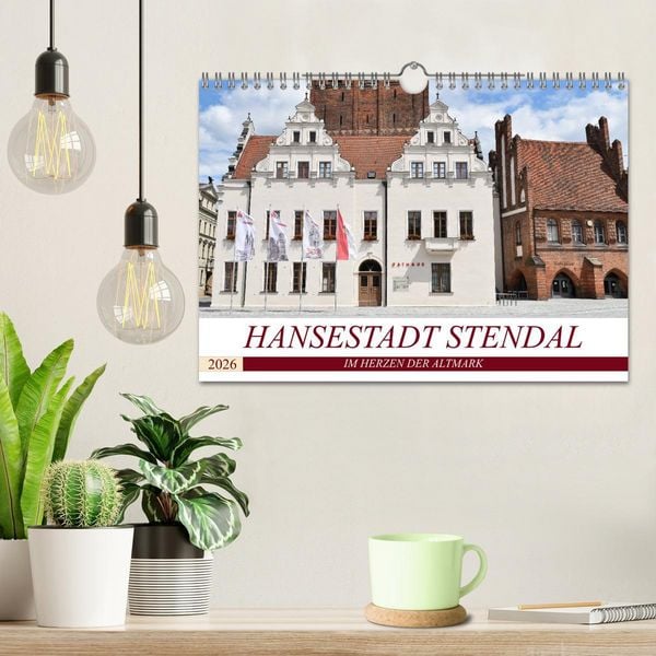 Produktbild: Hansestadt Stendal (Wandkalender 2026 DIN A4 quer), CALVENDO Monatskalender