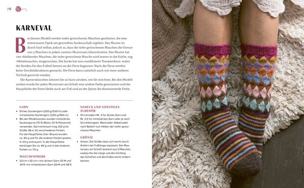 Produktbild: Kuschelsocken aus Wollresten